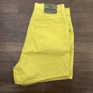 VINTAGE YELLOW SHORTS